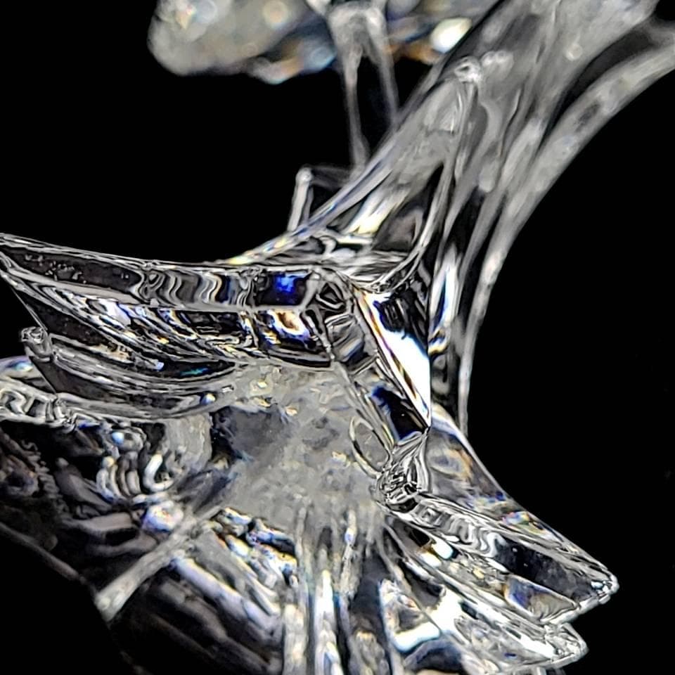 ◆美品◆スワロフスキー　サギ　鳥　置物　フィギュリン　箱つき