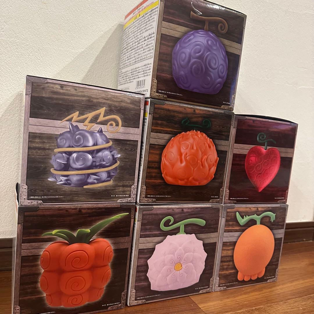 ワンピース悪魔の実ルームライト7種セット ルフィ エース ロー キッド