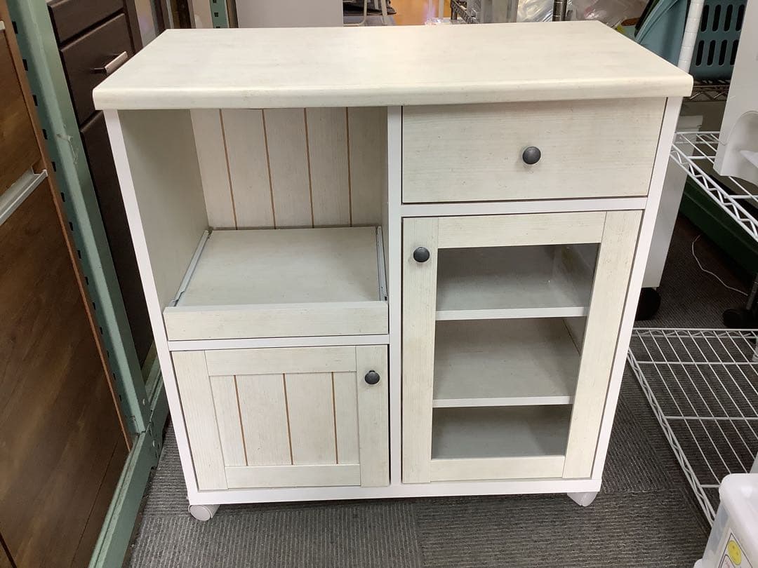 ニトリ　カウンターワゴン　(リズバレー)