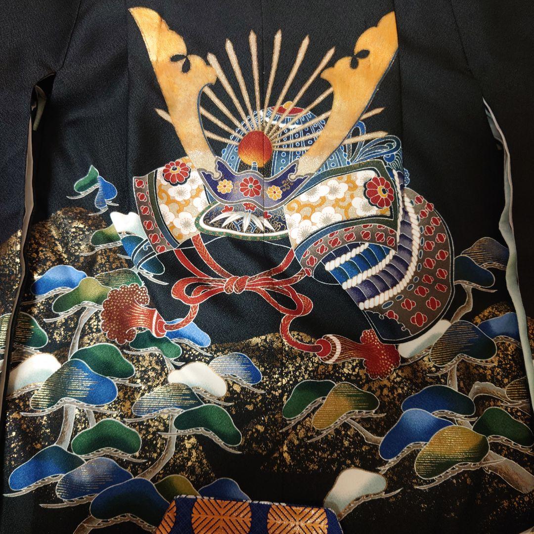 七五三 セット　黒青 　大きめ