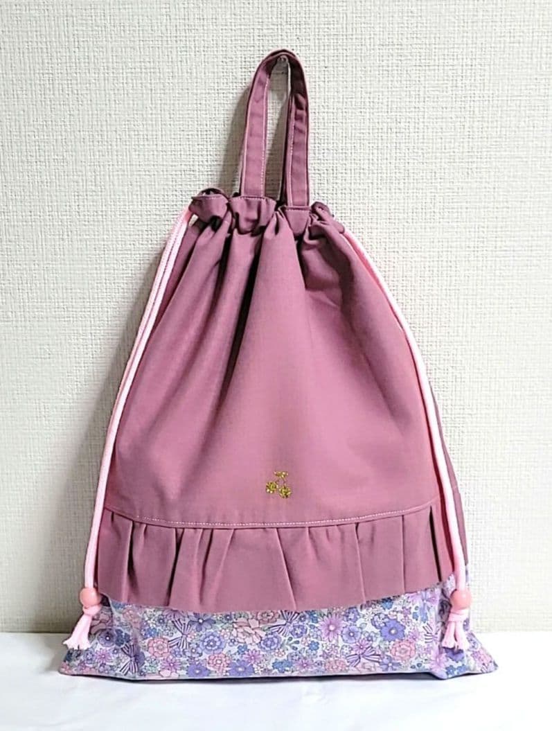 Zoony様☆専用　追加あり85.入園入学セット　パープル ピンク3点セット