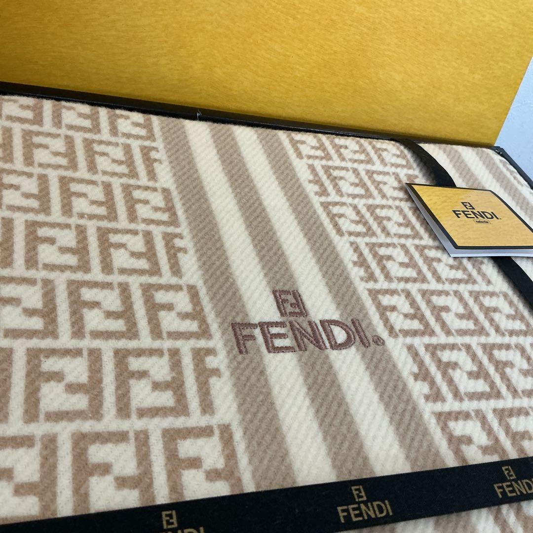 FENDI ズッカ柄　フラットシーツ 新品保管品