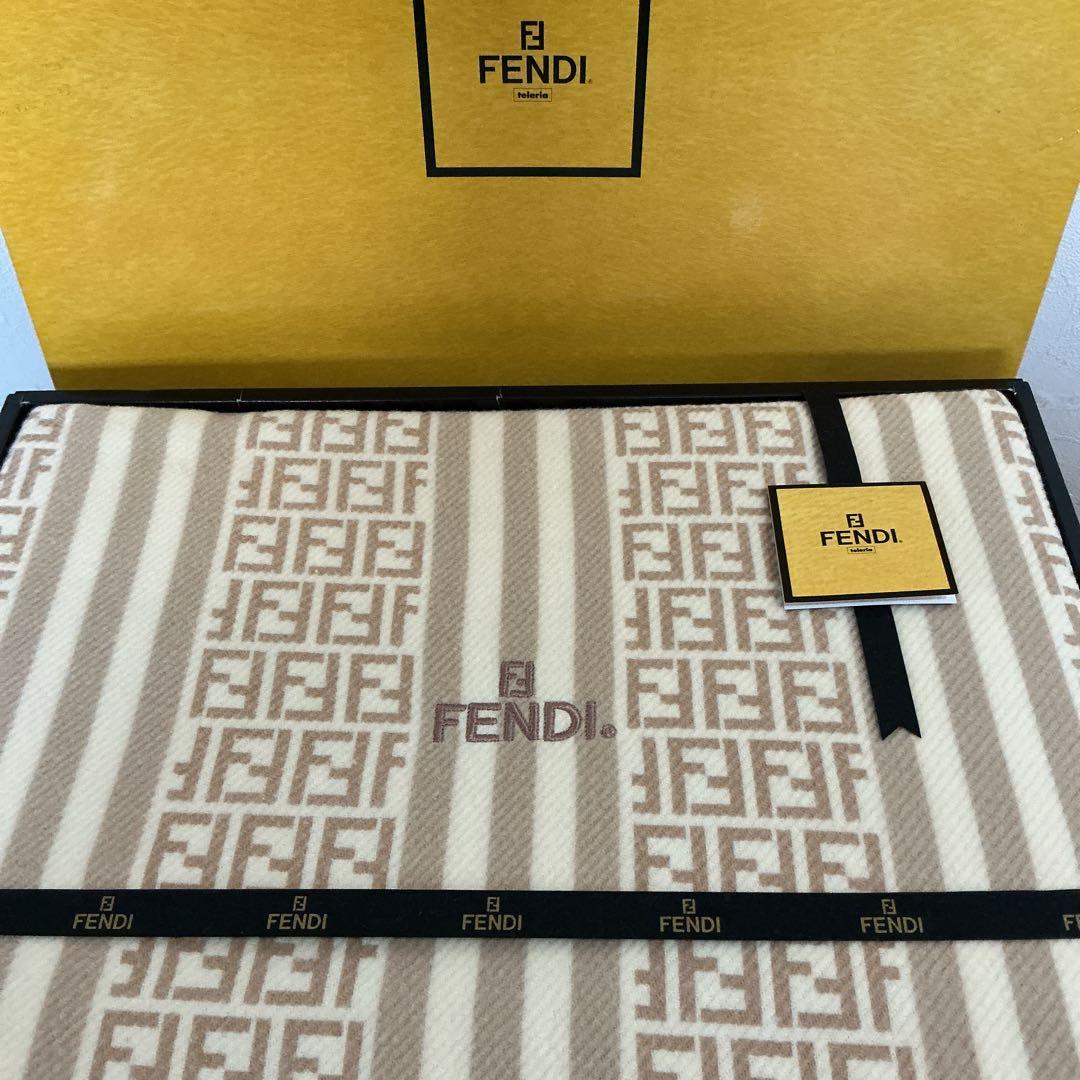 FENDI ズッカ柄　フラットシーツ 新品保管品