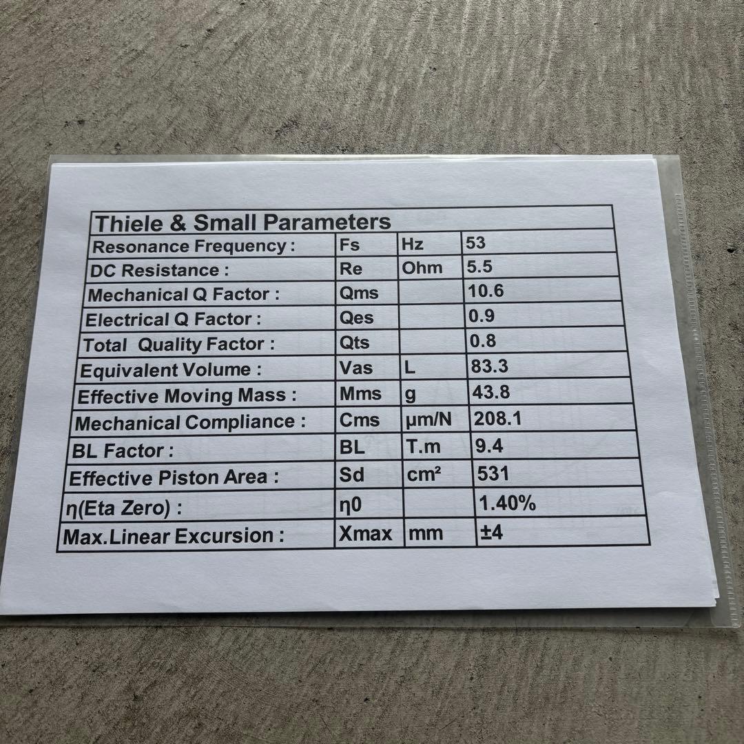 同軸30cm 12インチMAGNESIA CX12A 1個