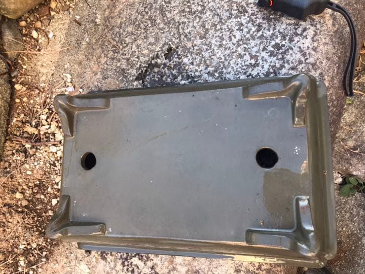 盆栽鉢　時代盆栽鉢水庄園緑泥雲足隅入長方鉢