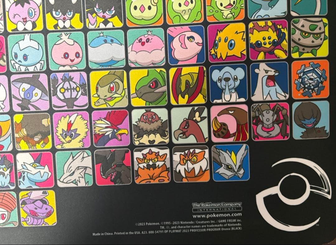ポケモン　プレイマット　プロフェッサー　イッシュ