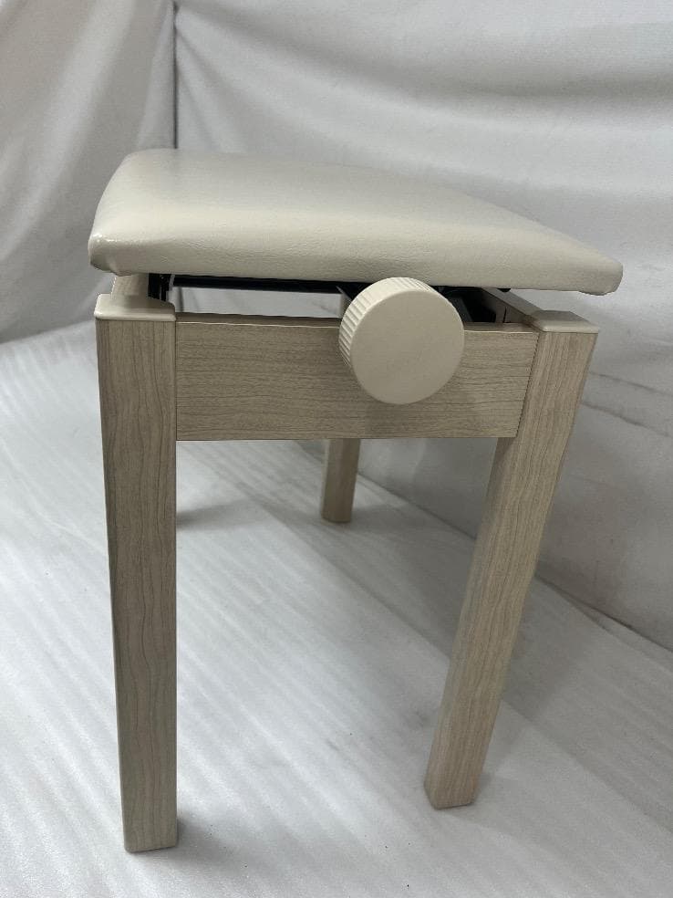 ※81401※YAMAHAピアノ椅子（ホワイトアッシュ）★送料無料