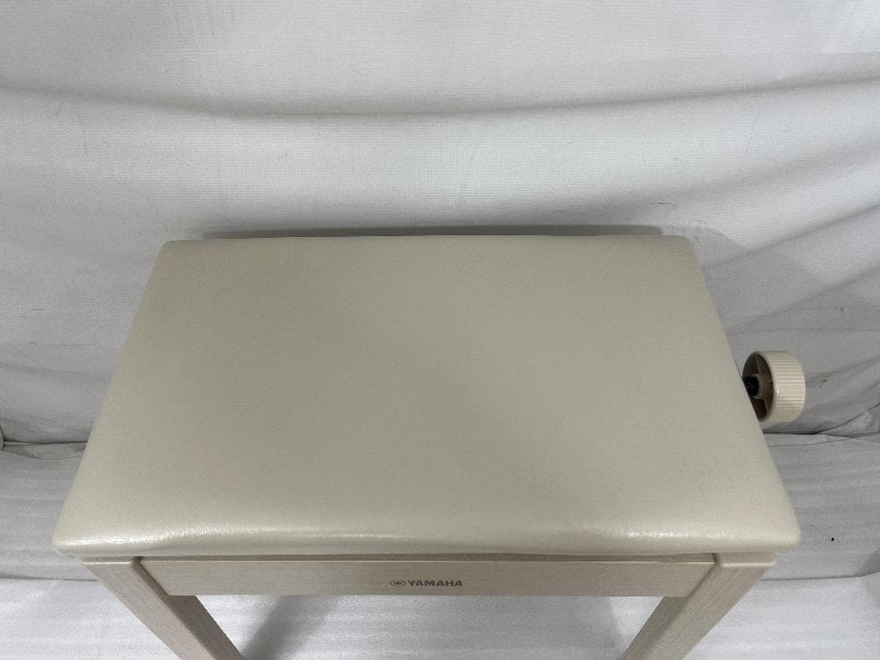 ※81401※YAMAHAピアノ椅子（ホワイトアッシュ）★送料無料