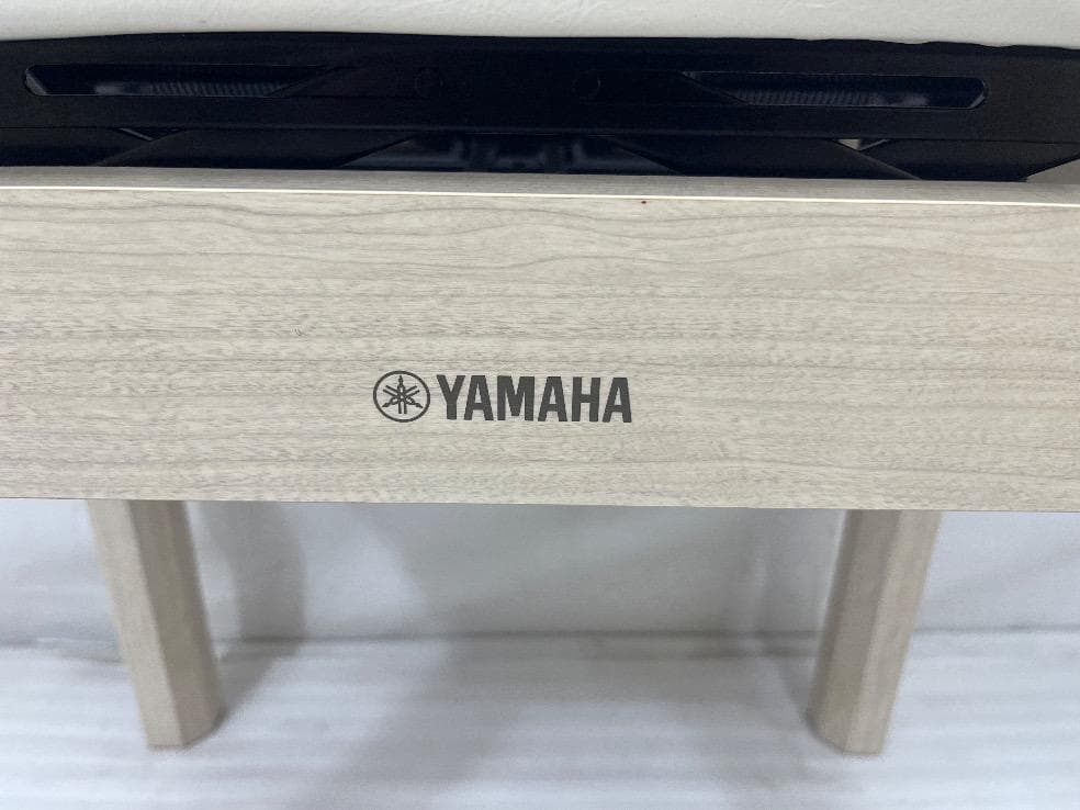 ※81401※YAMAHAピアノ椅子（ホワイトアッシュ）★送料無料