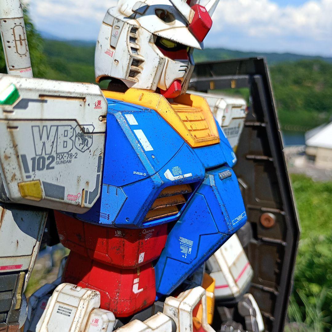 1/48 メガサイズ　ガンダム　塗装済完成品　ガンプラ