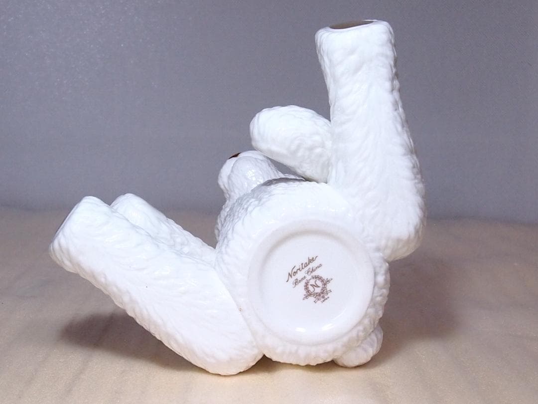 【激レア・美品】ノリタケ Noritake テディベア 熊 飾り/置物インテリア