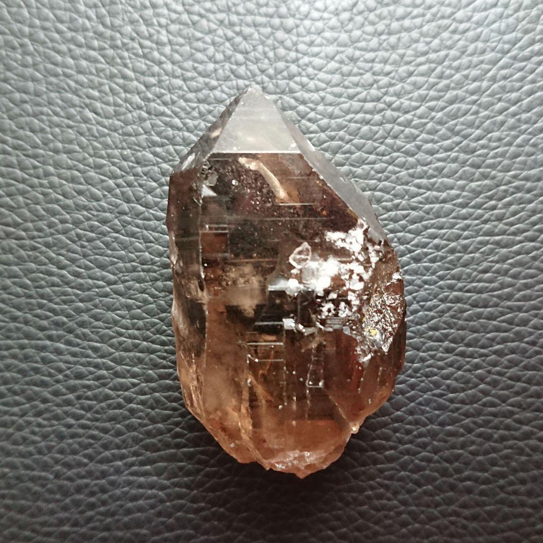ガウリシャンカール産 スモーキークォーツ ダブルポイント カテドラル