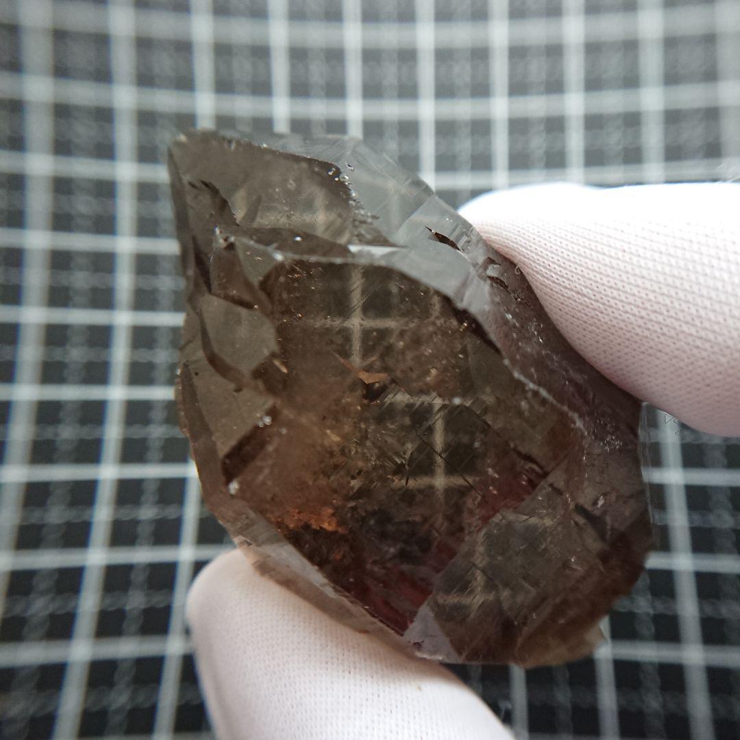 ガウリシャンカール産 スモーキークォーツ ダブルポイント カテドラル