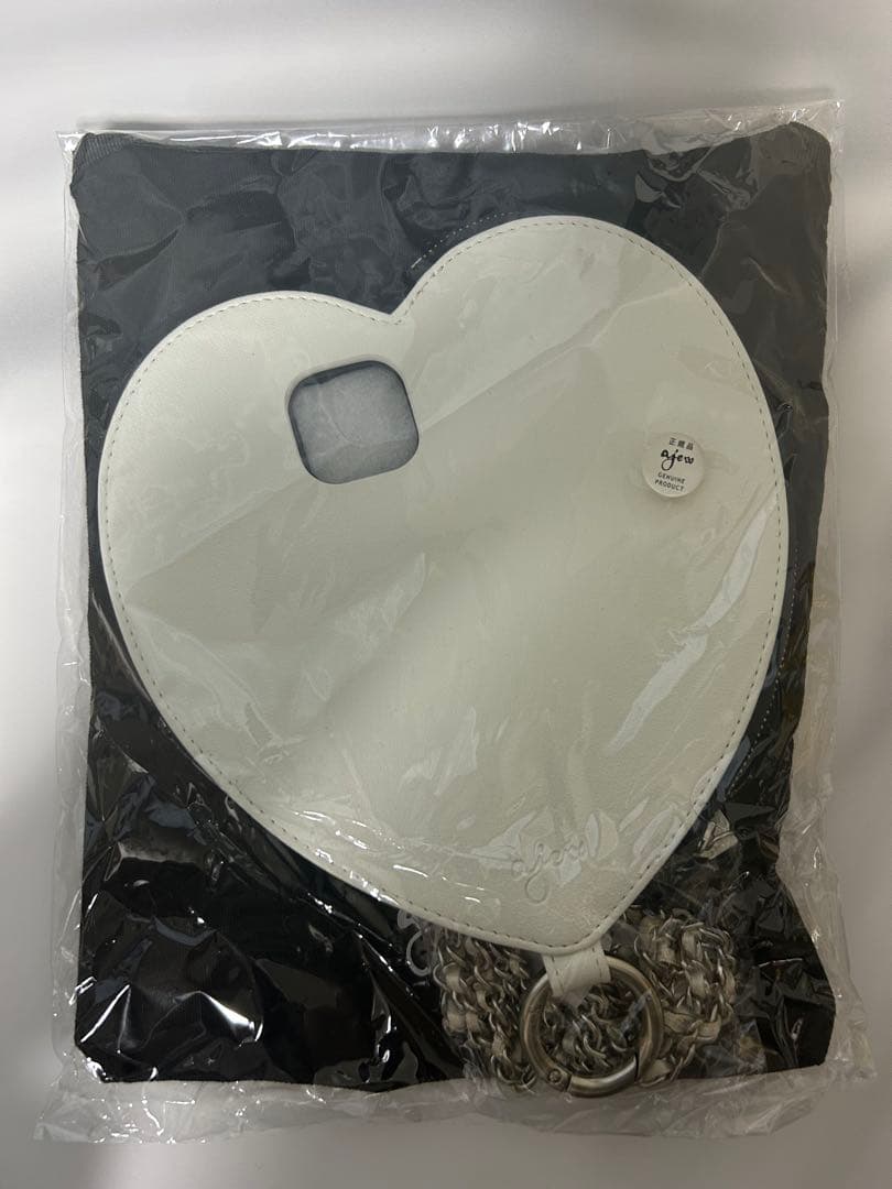 【未使用品】ajew iPhone14 white dress HEART