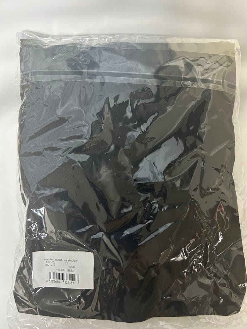 【未使用品】ajew iPhone14 white dress HEART