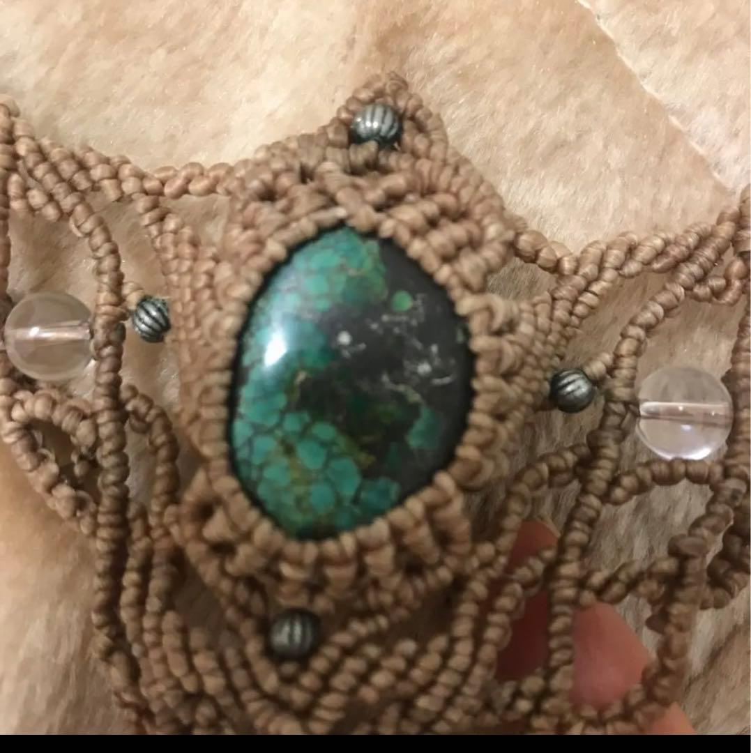 限定大幅値下げ！9999→6666stonesspirit マクラメ　ネックレス