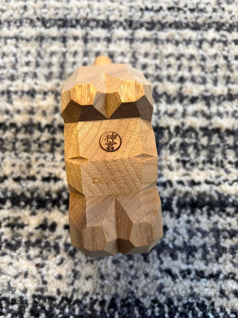 伊勢神宮 授与品 木彫り干支 6体セット