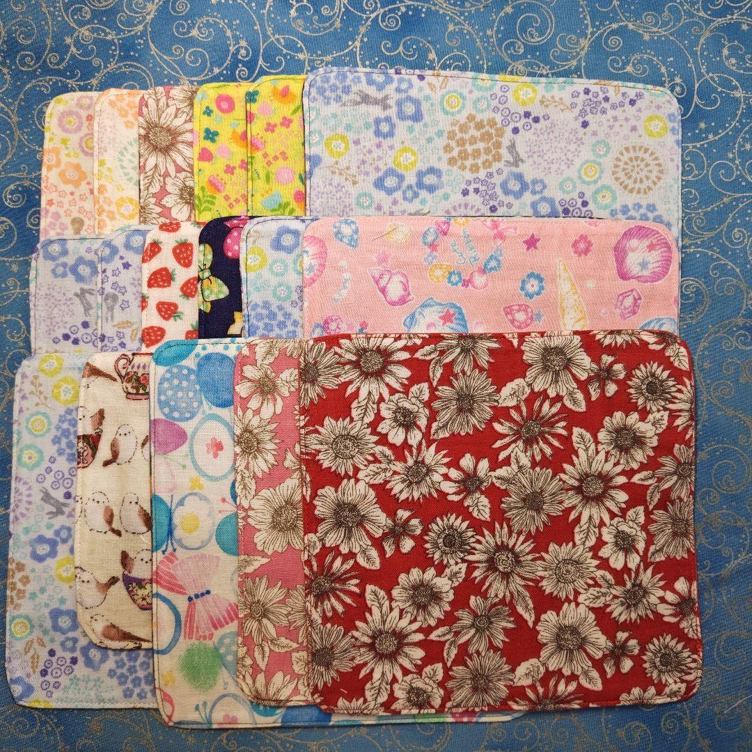 ななちゃん　ハンカチ　ネコちゃん柄　17枚