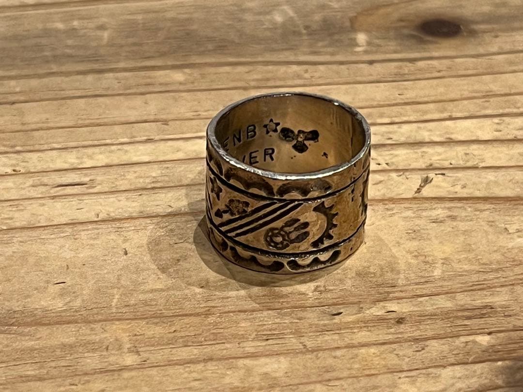 エリカニコラスビゲイ(ENB) ナバホ　インゴットシルバーリング