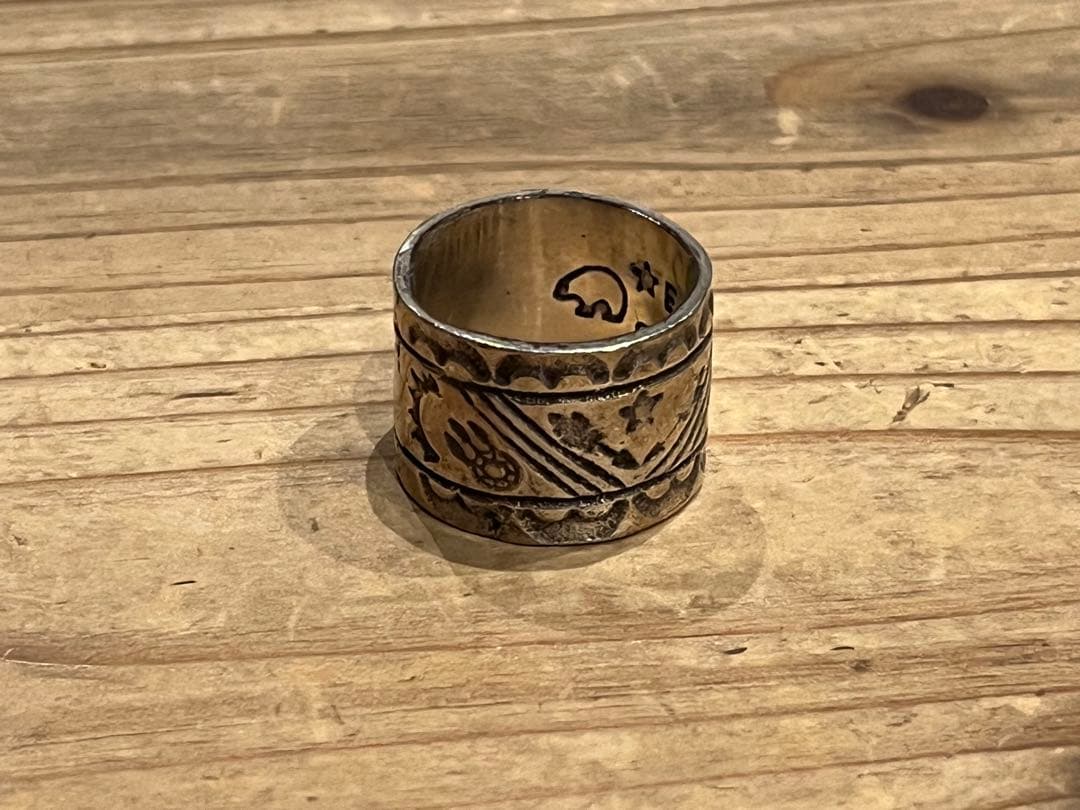 エリカニコラスビゲイ(ENB) ナバホ　インゴットシルバーリング