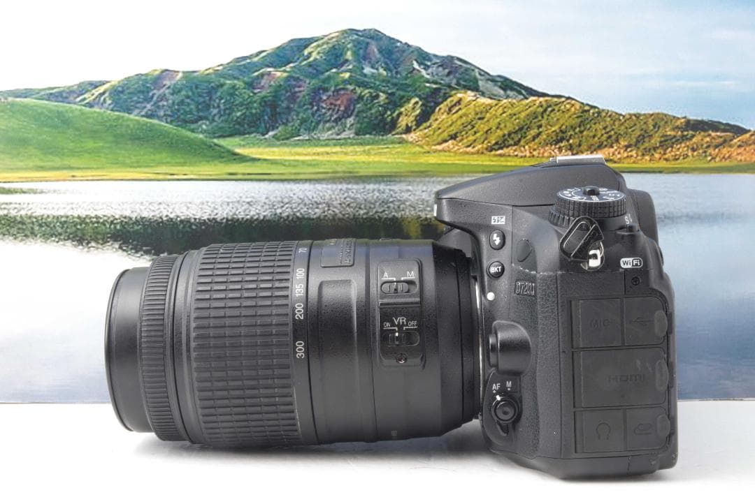 Nikon D7200 ボディ＋望遠レンズ 55-300mm 美品 Wi-Fi