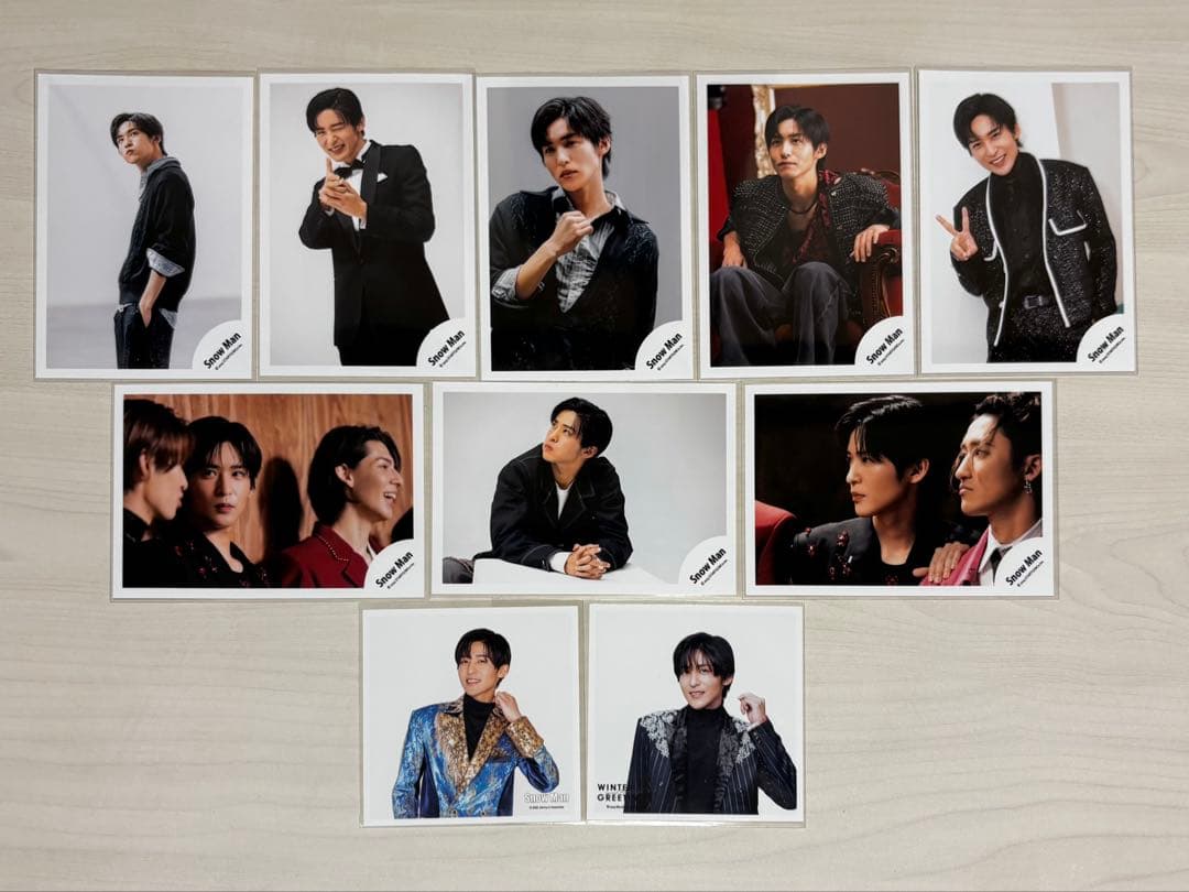  Man 目黒蓮　公式写真 オフショ 76枚 セット