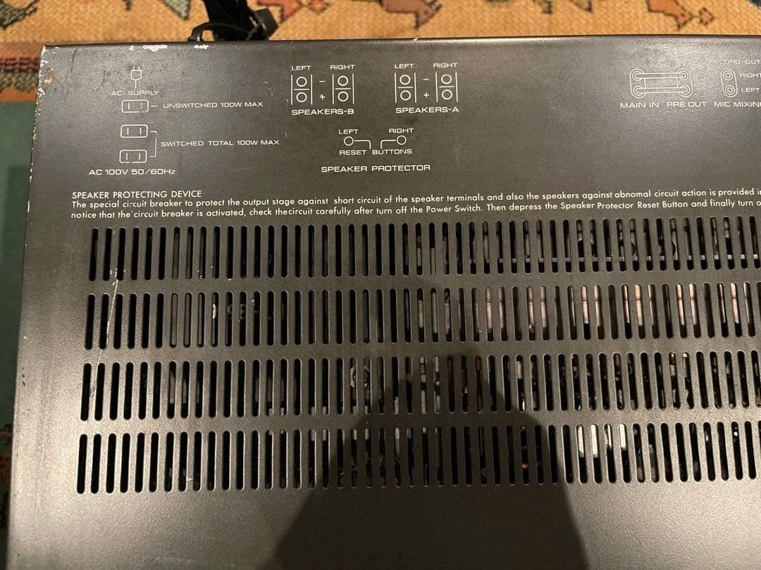 【訳あり】Aurex オーレックス SB-420 プリメインアンプ