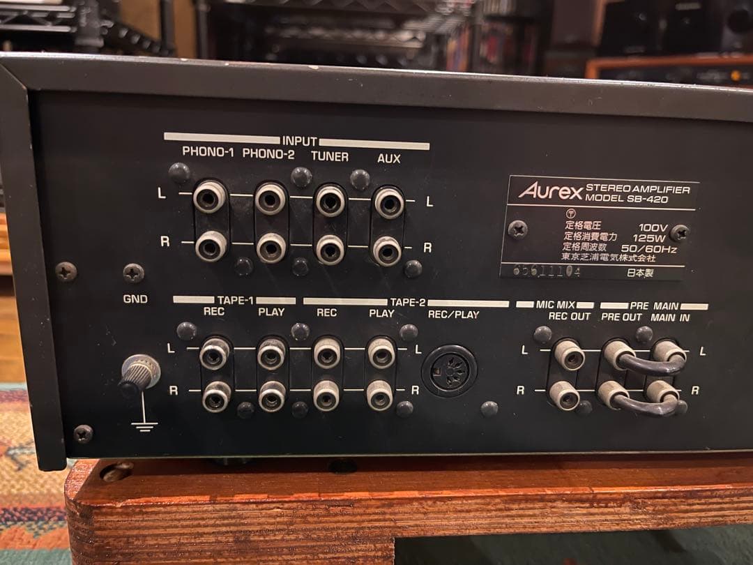 【訳あり】Aurex オーレックス SB-420 プリメインアンプ
