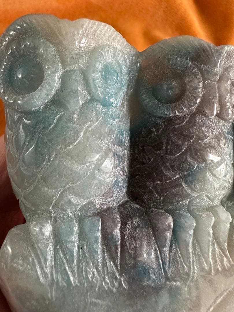 限界セール！トロレアイト フクロウ 彫刻