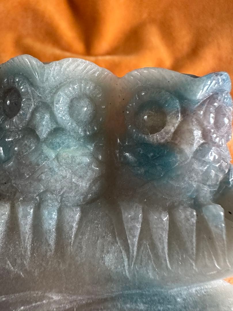 限界セール！トロレアイト フクロウ 彫刻