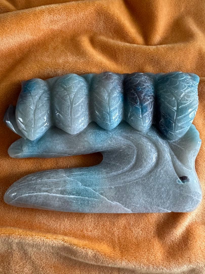 限界セール！トロレアイト フクロウ 彫刻