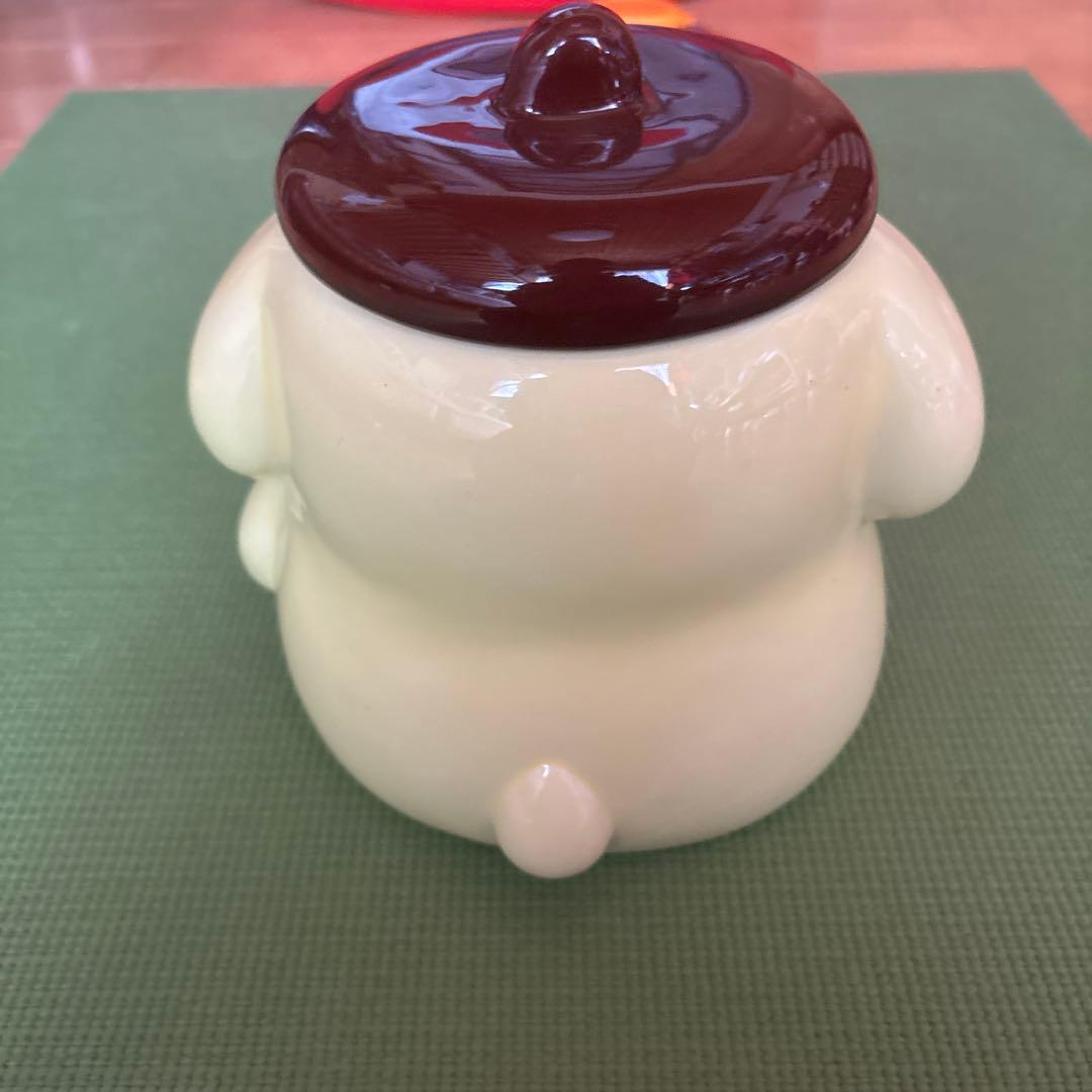 ポムポムプリン 小物入れ キャンディポット 陶器 レア レトロ絶版限定品