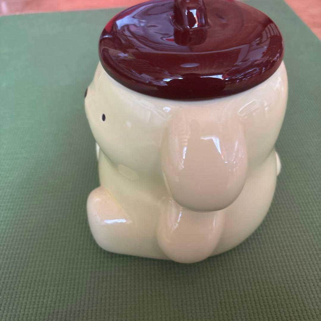 ポムポムプリン 小物入れ キャンディポット 陶器 レア レトロ絶版限定品