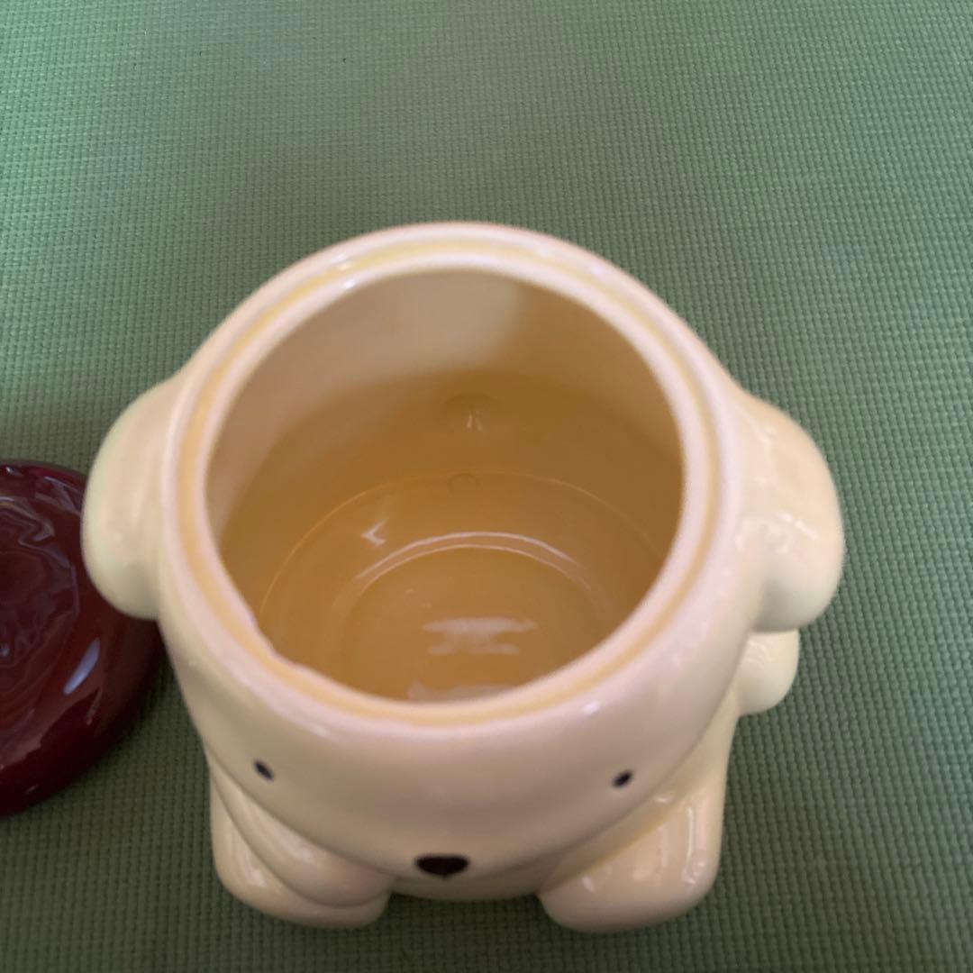 ポムポムプリン 小物入れ キャンディポット 陶器 レア レトロ絶版限定品