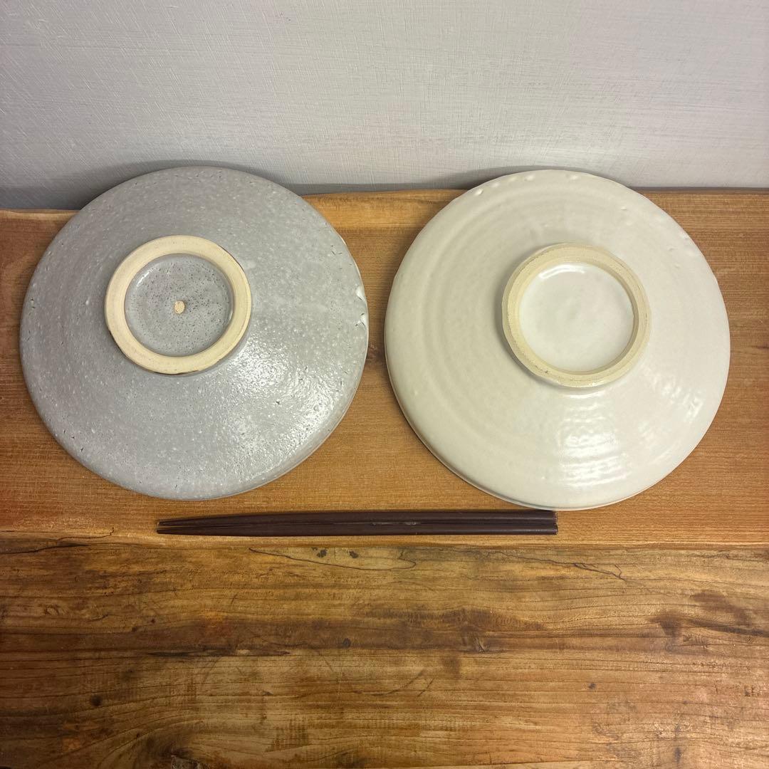 tenten　新品　陶器　陶芸作家　浅鉢2個　257