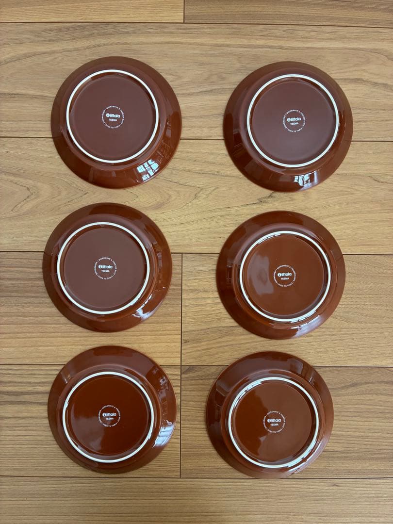 iitala Teema ビンテージブラウン 8点セット おまけ