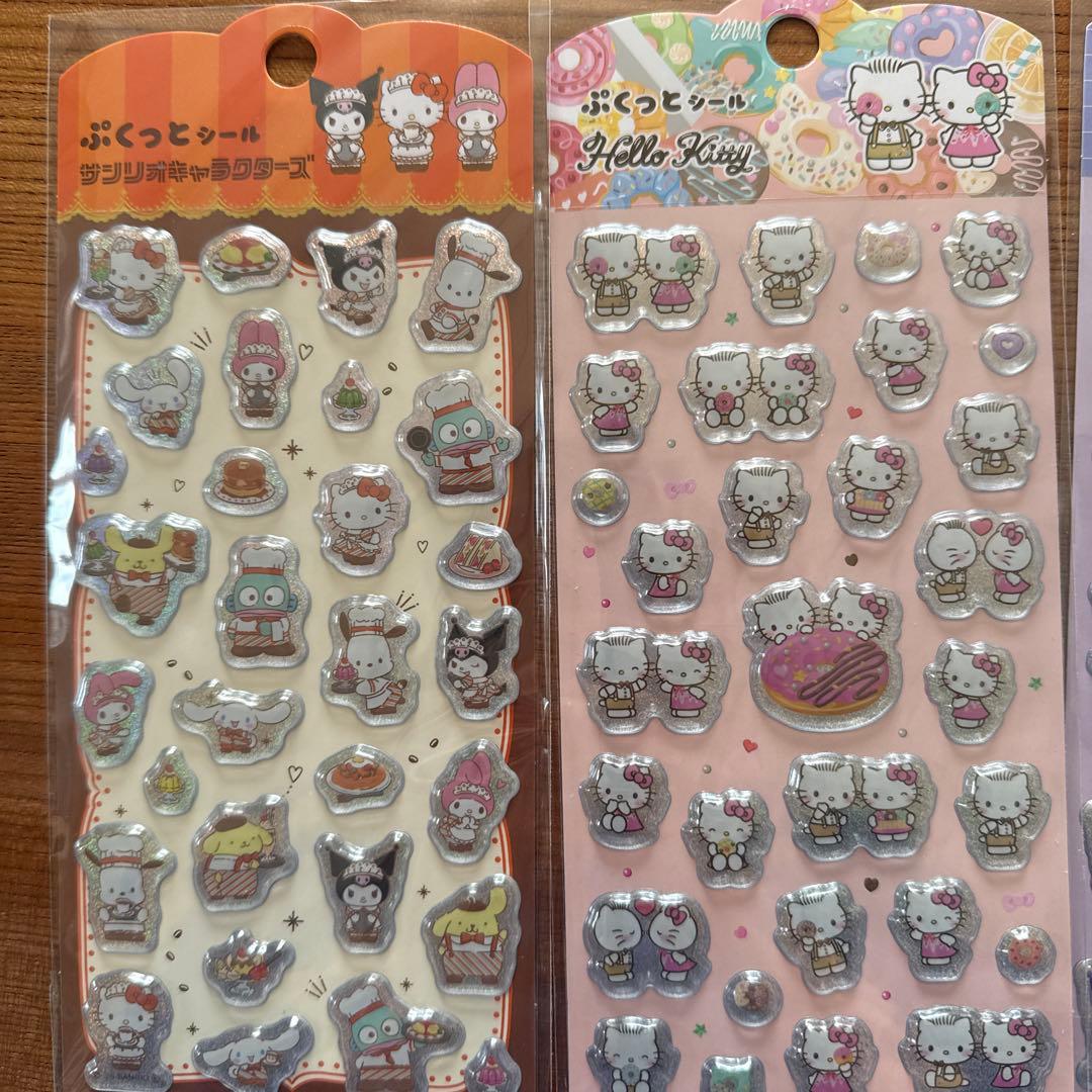 ボンボンドロップシールミニ　ぷくっとシール　サンリオ