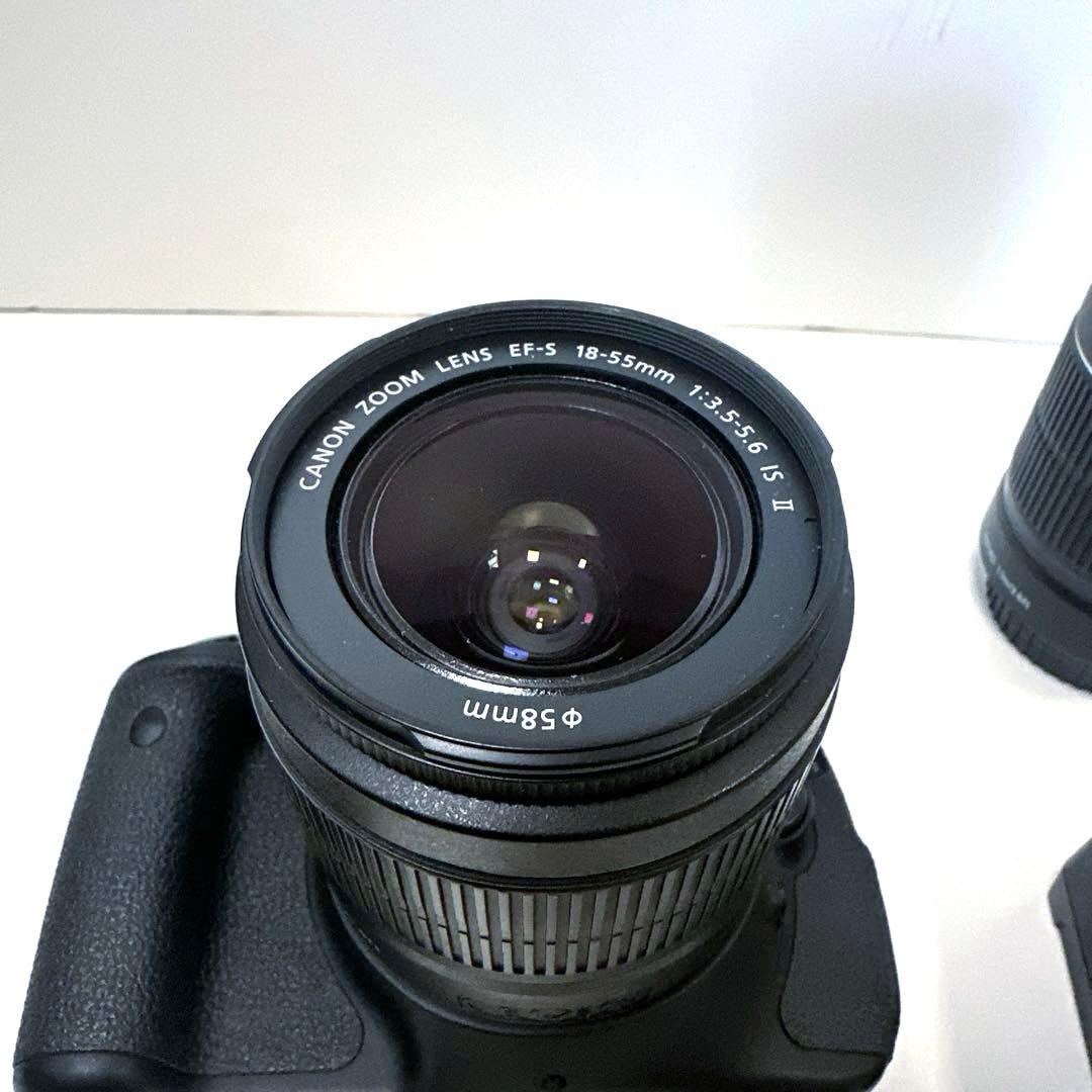 【美品】EOS Kiss X5 ダブルズームキット 付属品完備 バリアングル