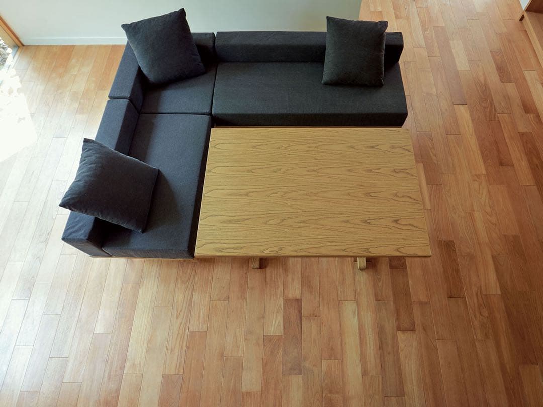 【幅100㎝】ソフィア ダイニングソファ M ユニット式 カバー洗濯可 ブラック