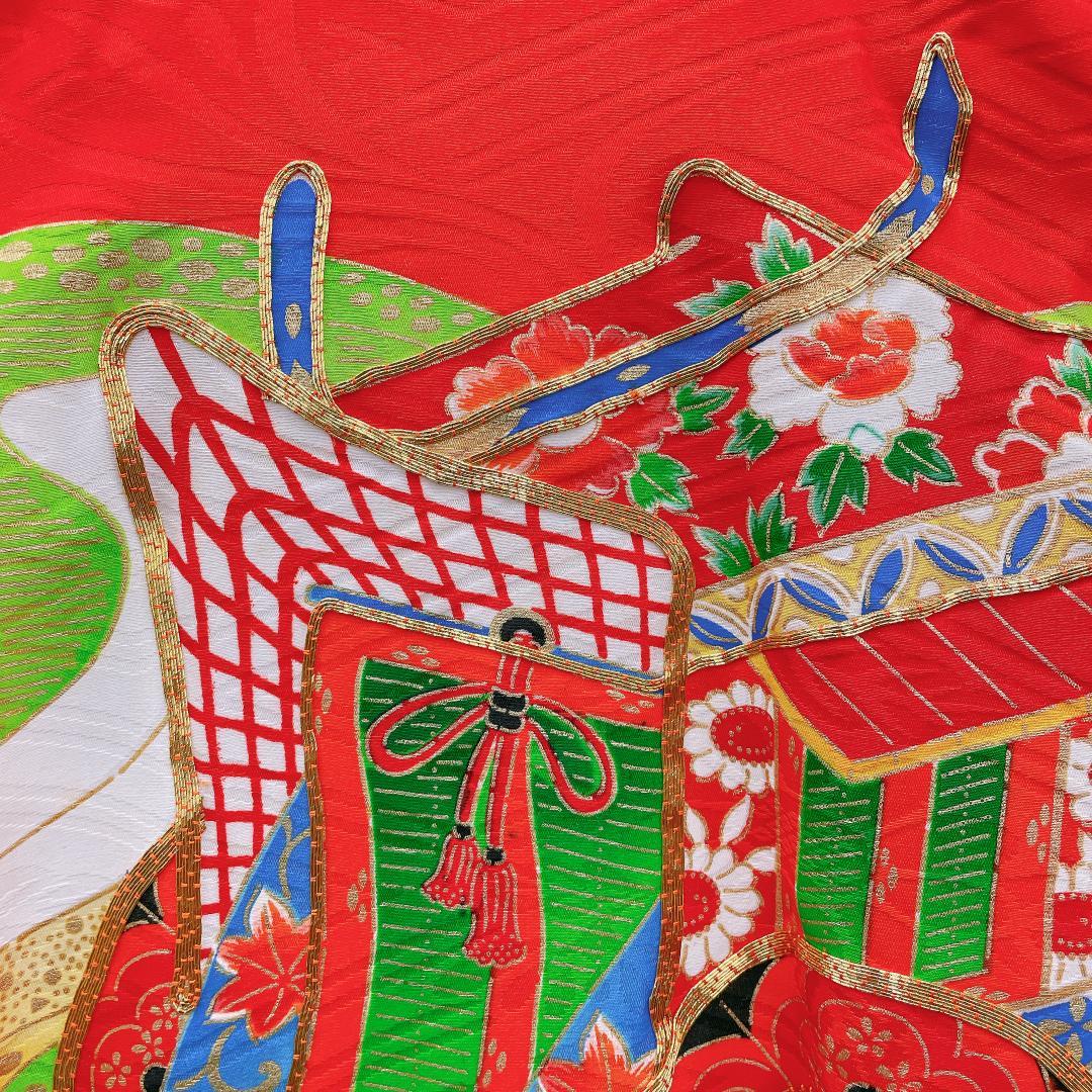 Y★4023★ 子供着物 襦袢付き 一つ身 女の子 七五三 3才