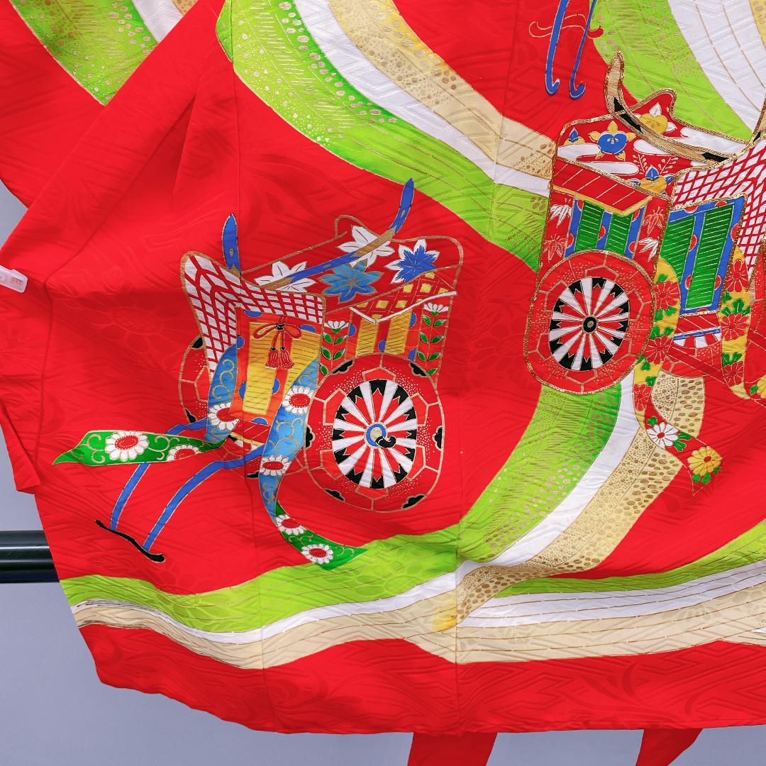 Y★4023★ 子供着物 襦袢付き 一つ身 女の子 七五三 3才