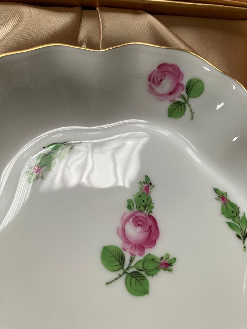 ヘレンド　クッキーディッシュ　　　　プティットローズ