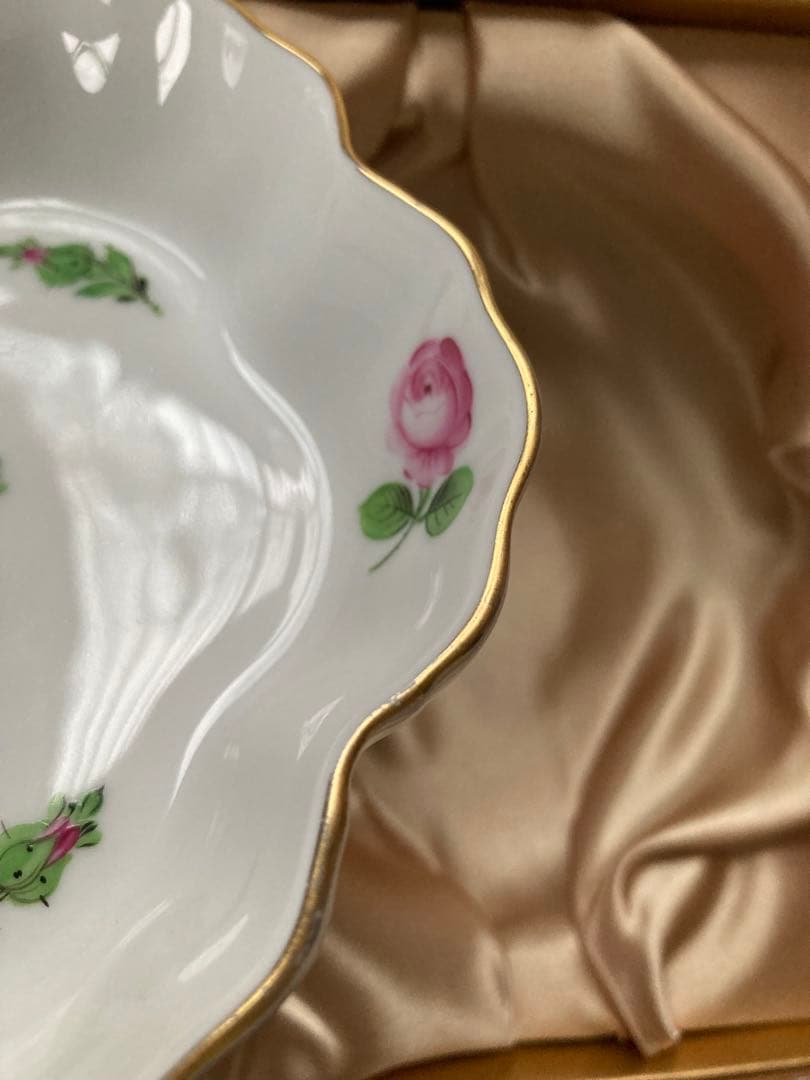 ヘレンド　クッキーディッシュ　　　　プティットローズ