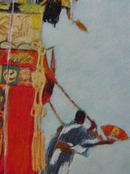 東山魁夷、祇園まつり、希少な額装用画集より、新品額・額装付き