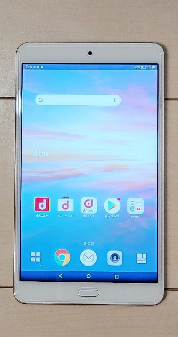 【値下げ中】dtab d-02K タブレット 箱・付属品、市販カバー・フィルム付