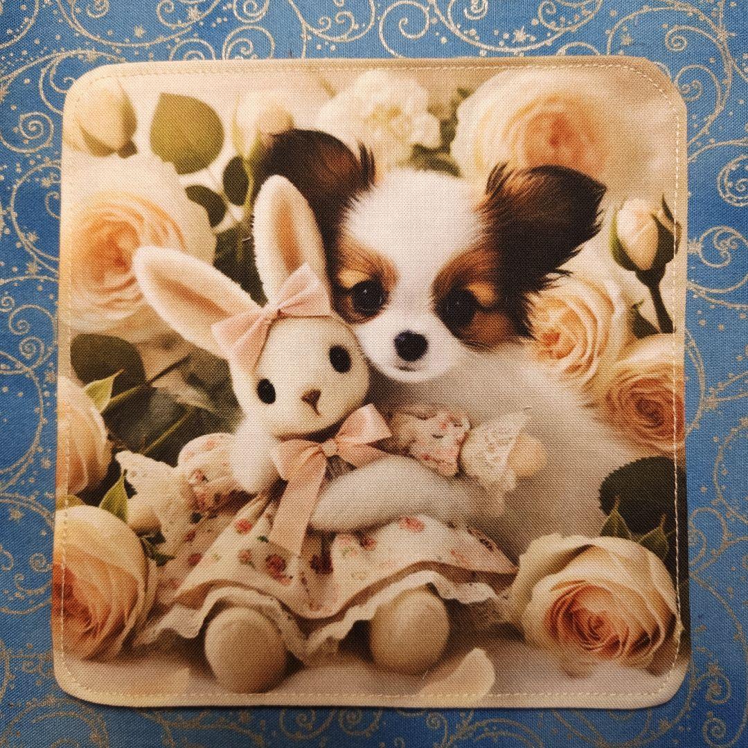 マーブル☆　ハンカチ　ワンにゃん柄　21枚