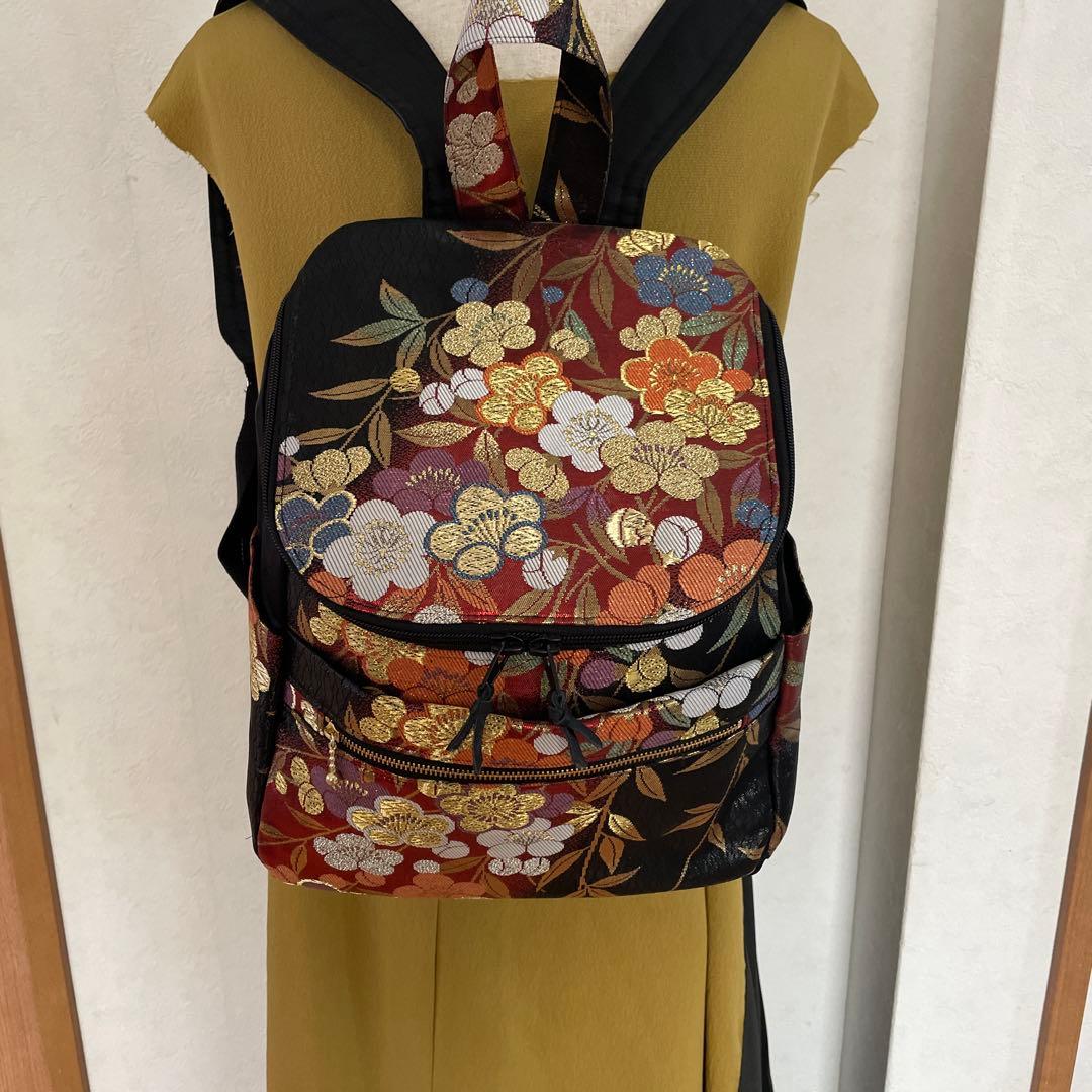 帯リメイクリュック12-33