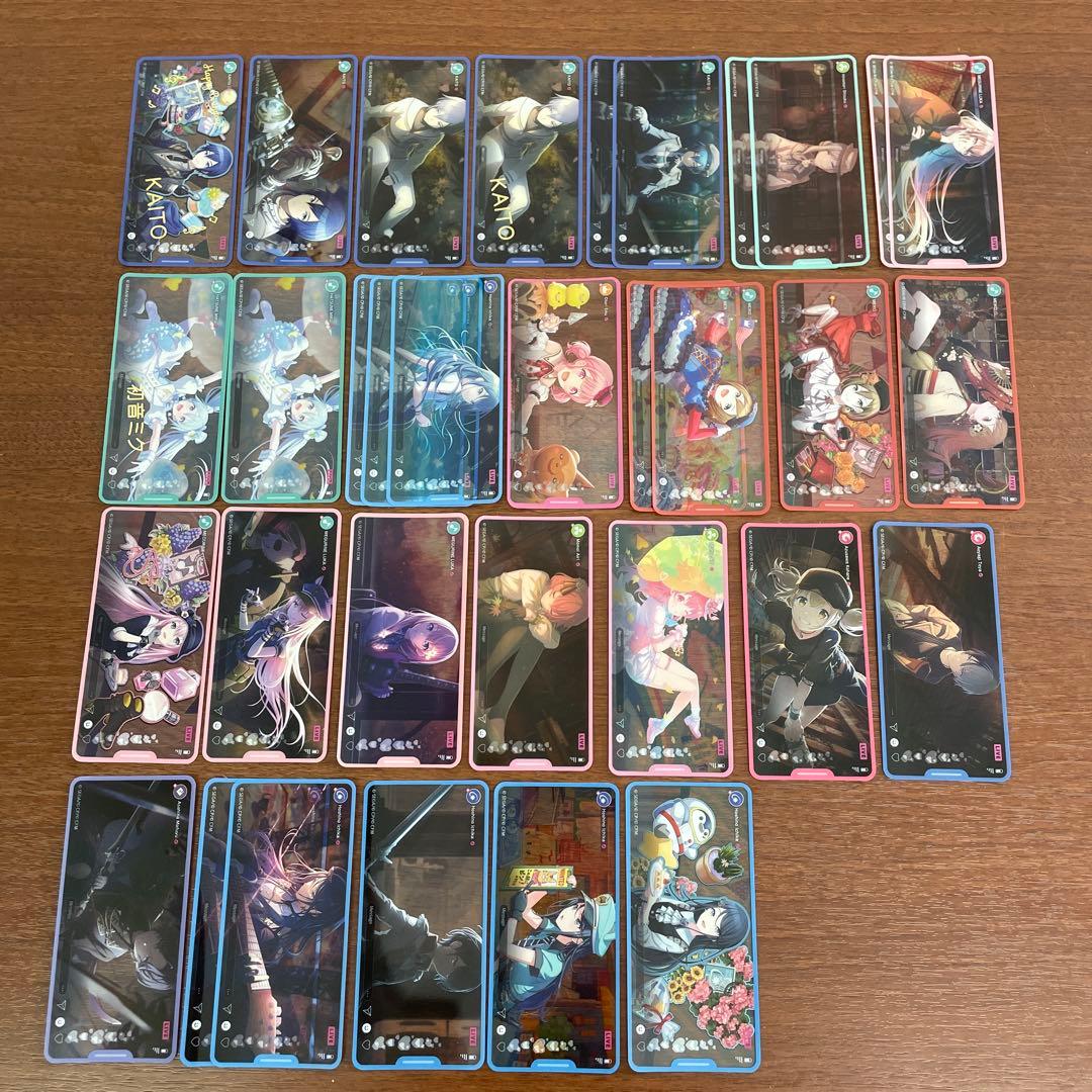 ❶プロセカ ぱしゃこれ ウエハースカードメモステ 缶バッジ まとめ売り