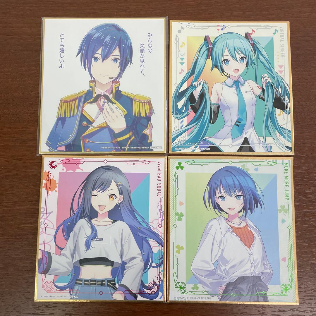❶プロセカ ぱしゃこれ ウエハースカードメモステ 缶バッジ まとめ売り