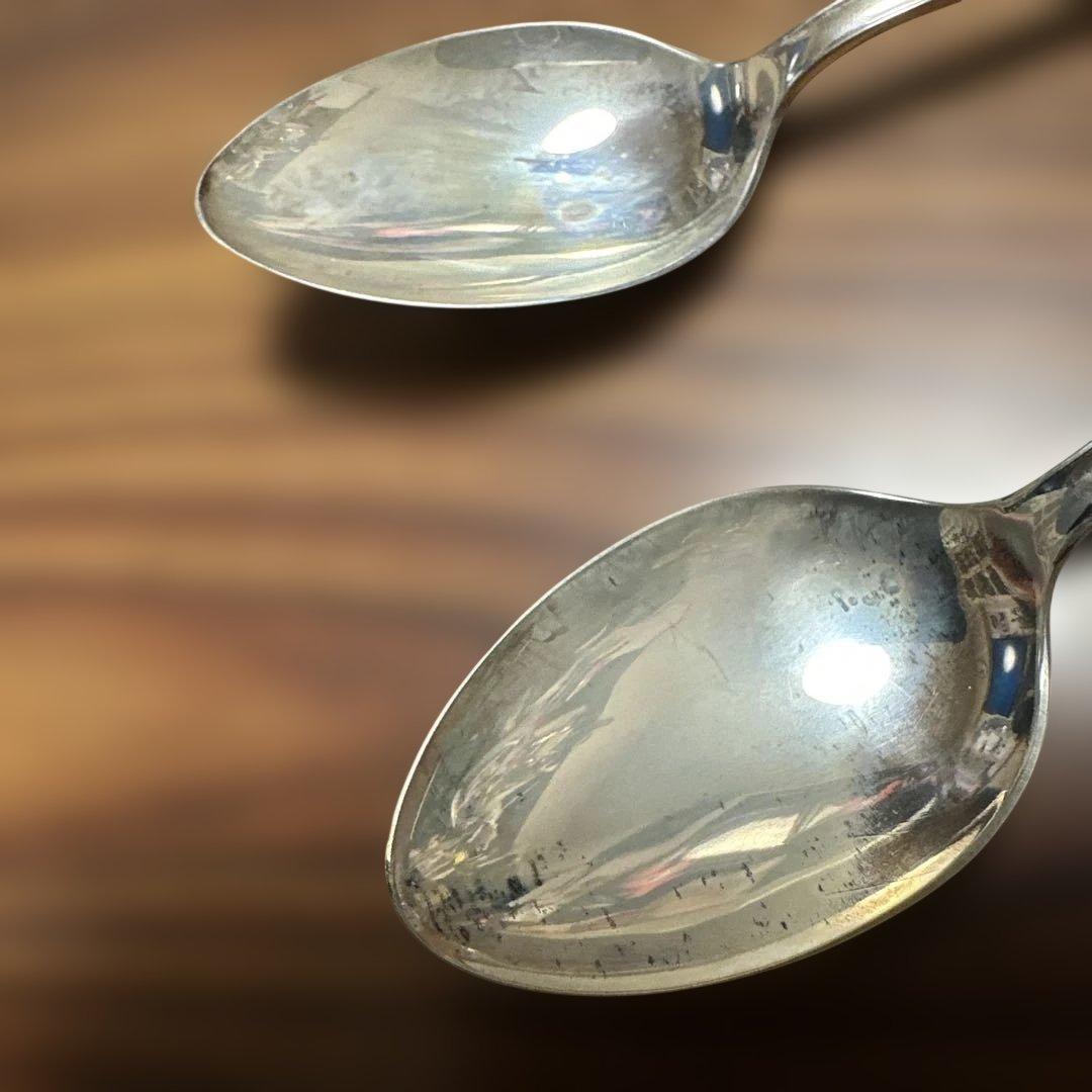 銀製 スプーン カトラリー ２本セット 日本製